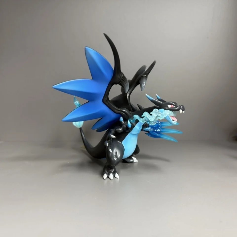Quailrnv's tweet photo. Mega Charizard X vs. Mega Charizard Y ⚡🔥 Black dragon with blue flames or the sweeping fiery sky predator?

You can only pick ONE to take into battle. Who are you choosing? #Pokemon #Charizard #3DArt #AnimeFigures #PokemonCommunity #Collectibles #MegaCharizard https://t.co/pZr2kYWLT3
