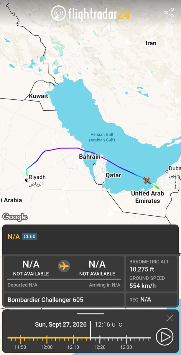 abu_____m's tweet photo. @Adelalhasanii دليل موثق لتزامن زيارة نتنياهو إلى أبوظبي (الأحد، 12:13 UTC) مع وصول طائرات رسمية وخاصة من المغرب 
✈️ 🇸🇦 طائرة خاصة إماراتية (A6-FAM) أخذت شخصاً ما من الرياض في تمام الساعة 10:00،وهبطت في أبوظبي في تمام الساعة 12:10

فهل اجتماعهم في نطاق ساعتين هي مصادفة زمنية أم اجتماع غير معلن؟ https://t.co/v3ZQabbIAV