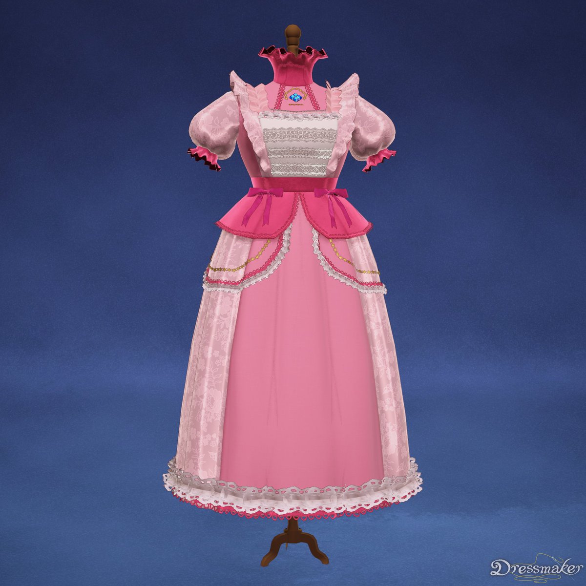 marikyuunVT's tweet photo. OTSUMARI!!! Here are the dresses we made :)
Peach and Zelda (OOT-inspired) https://t.co/ABJtOTZgkF