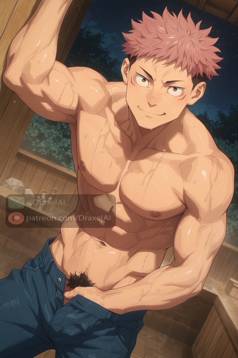 DraxelAI_SFW's tweet photo. #AIArt #Yuuji #Itadori #JujutsuKaisen            

-Are you coming to take a bath? https://t.co/1LgZnPGz4J