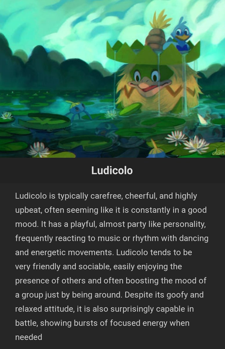 3bi_7empura's tweet photo. What we think?

Test: What water type pokémon fits you best? https://t.co/h4vH3MqVLG https://t.co/0vXuYxdVfY