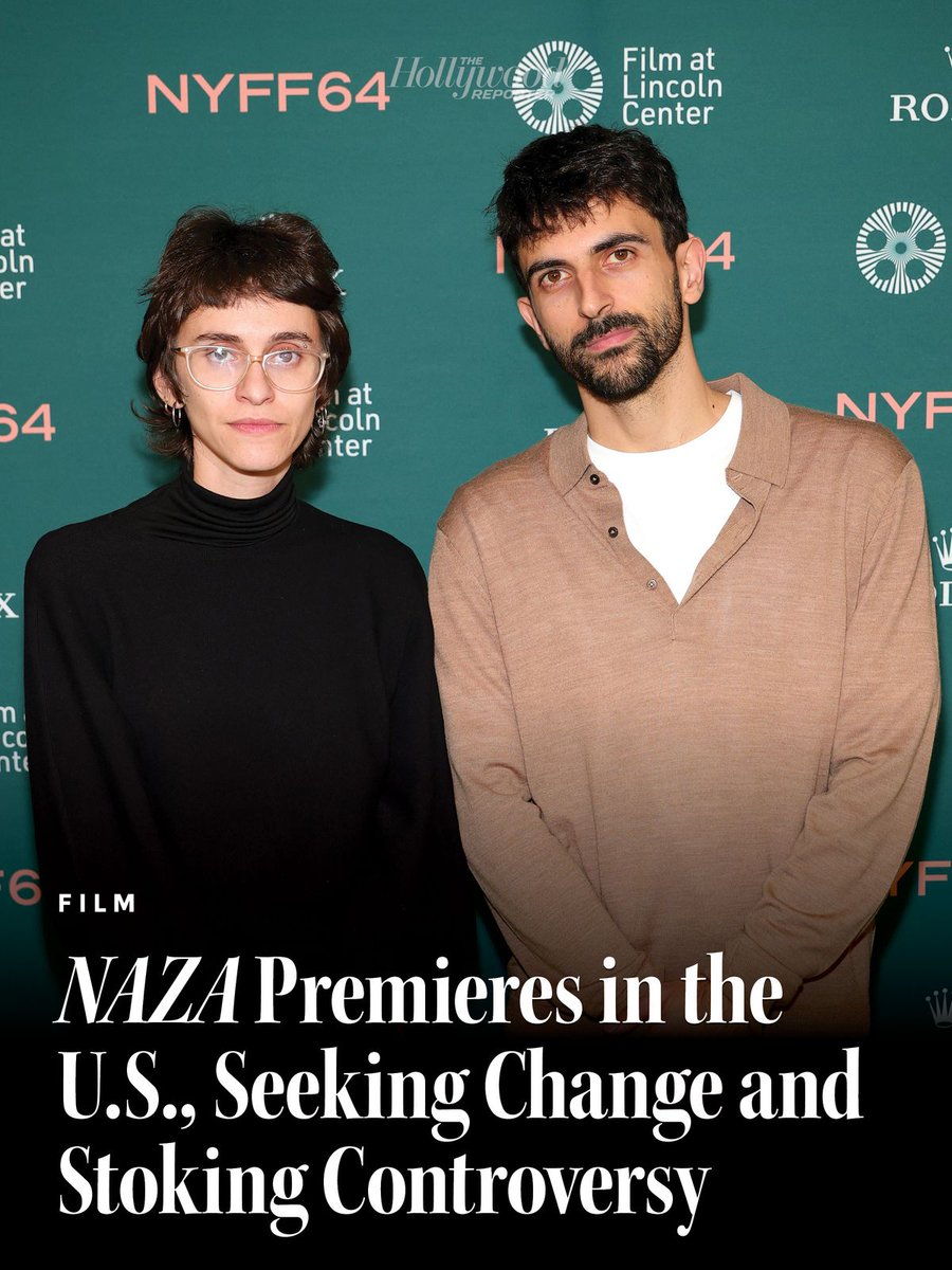 THR's tweet photo. The Israeli documentary #NAZA has two political goals: energize a defund-the-IDF movement in the U.S. and sway Israeli voters ahead of next month’s election. 

At its NYFF premiere, director Yuval Abraham said the film aims to change the political calculus.

“It’s not a coincidence the last line of text in the film is that these crimes are ongoing not just because our country is doing it but because your country is supporting and funding it.”

https://t.co/NY47f4hVXN
