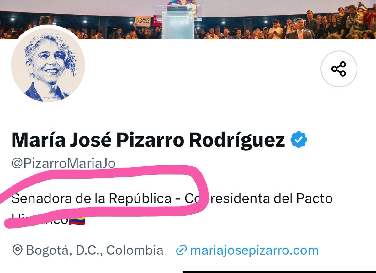 JS_LOPEZ1918's tweet photo. Querido Dios, los colombianos queremos:
1- La "Muerte política" para @PizarroMariaJo, Ya 
2- Que @DeputySecState le quite la visa a @PuzarroMariaJo
3- Que ingresen a la lista #Ofac a @PizarroMariaJo.
4- Que @PizarroMariaJo deje de engañar la gente en X, diciendo que es Senadora https://t.co/NCJwZDNvkz