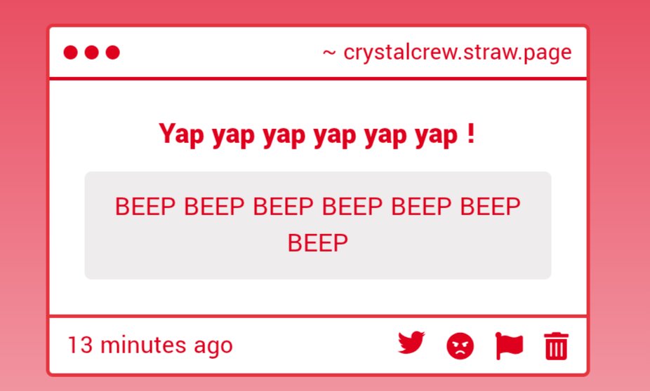 crystalcrewsys's tweet photo. 💎; Beep beep beep beep beep beep! https://t.co/AVJsva9QFi