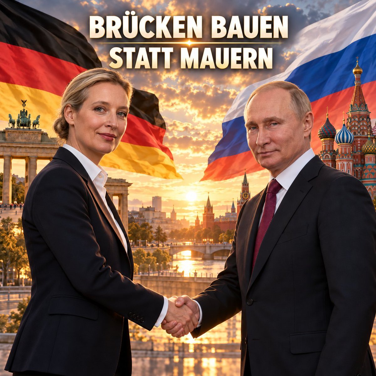 Anti_Krieg's tweet photo. #AliceWeidel als Bundeskanzlerin und #Russland wieder als Partner – wie würdet ihr das finden? 🇩🇪🤝🇷🇺 https://t.co/R4iej6NfL2
