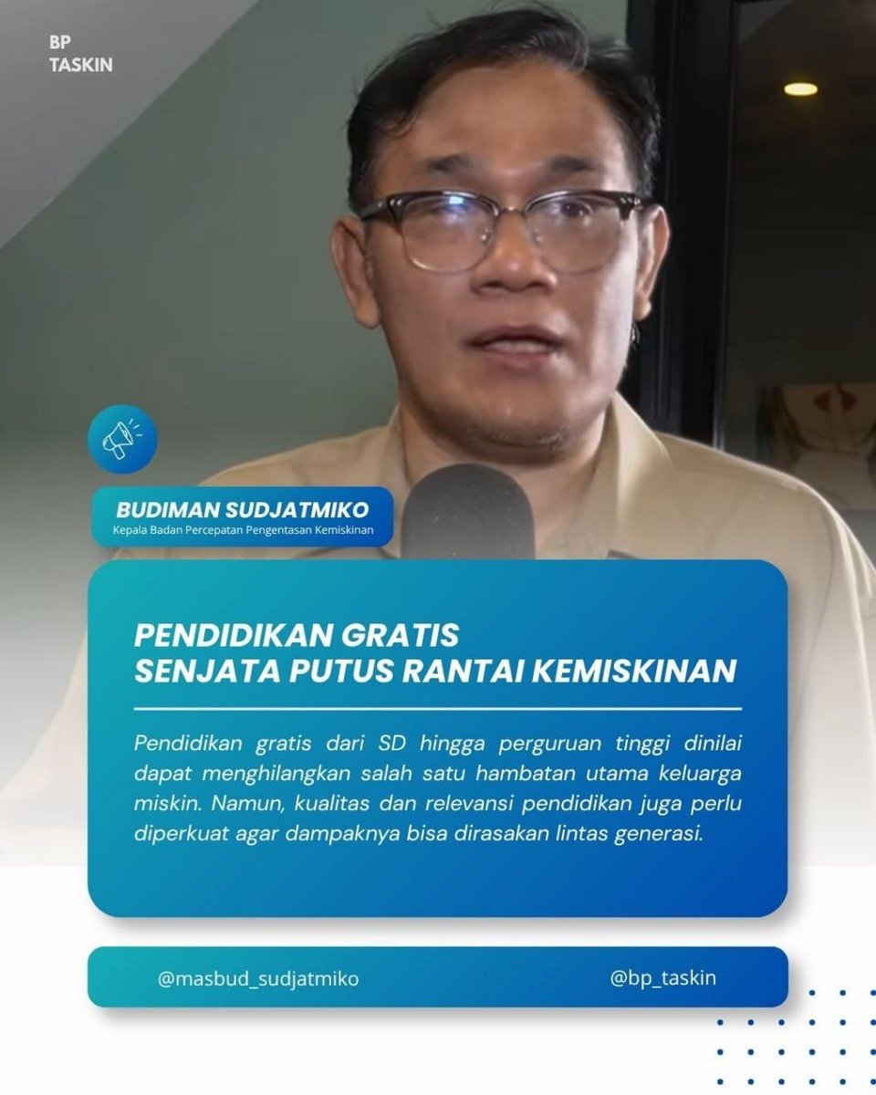puancasindy's tweet photo. melalui program pendidikan tinggi gratis bagi keluarga kurang mampu Budiman Sudjatmiko hadir #MemutusRantaiKemiskinan agar anak nelayan berkesempatan jadi lawyer sukses 🎓 https://t.co/RSEf4OCzjE