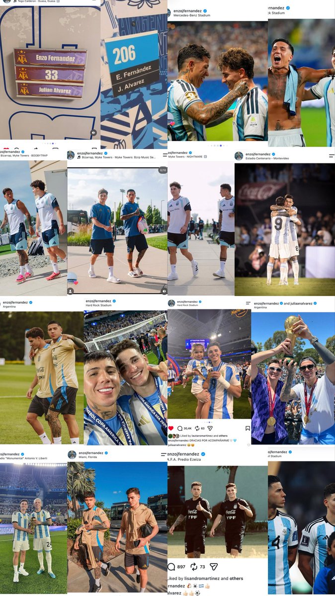 arana_julii's tweet photo. You're in "I love Julián Alvarez" competition

But your rival is Enzo Fernández 😌 https://t.co/LxfHMiD9pC
