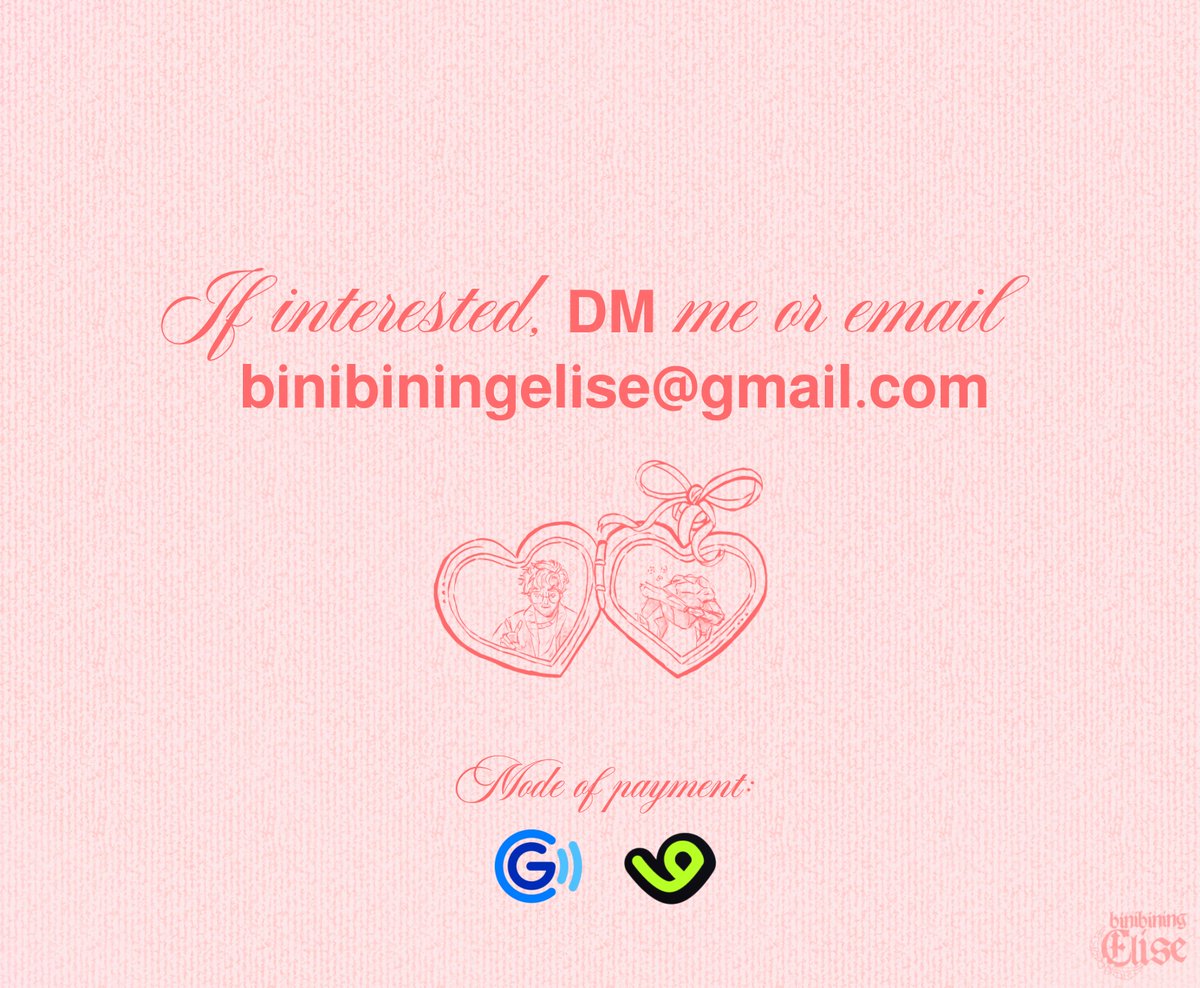 Binibining3lise's tweet photo. It's back !! I'll be opening 10 slots for October so dm me if you're interested ♡
🎀Vgen (for international clients): https://t.co/jOBtlJrc3T
🎀As always shares and reposts are greatly appreciated ˚ʚ♡ɞ˚. ࣪⊹˚.
#commissionph #commissionsopen #locket https://t.co/OmSR2BIU3T