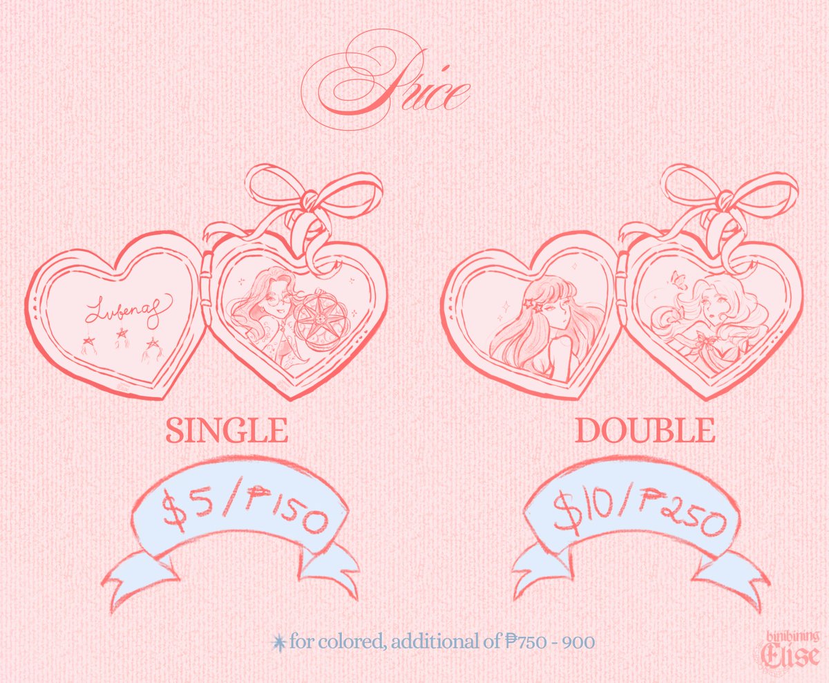 Binibining3lise's tweet photo. It's back !! I'll be opening 10 slots for October so dm me if you're interested ♡
🎀Vgen (for international clients): https://t.co/jOBtlJrc3T
🎀As always shares and reposts are greatly appreciated ˚ʚ♡ɞ˚. ࣪⊹˚.
#commissionph #commissionsopen #locket https://t.co/OmSR2BIU3T