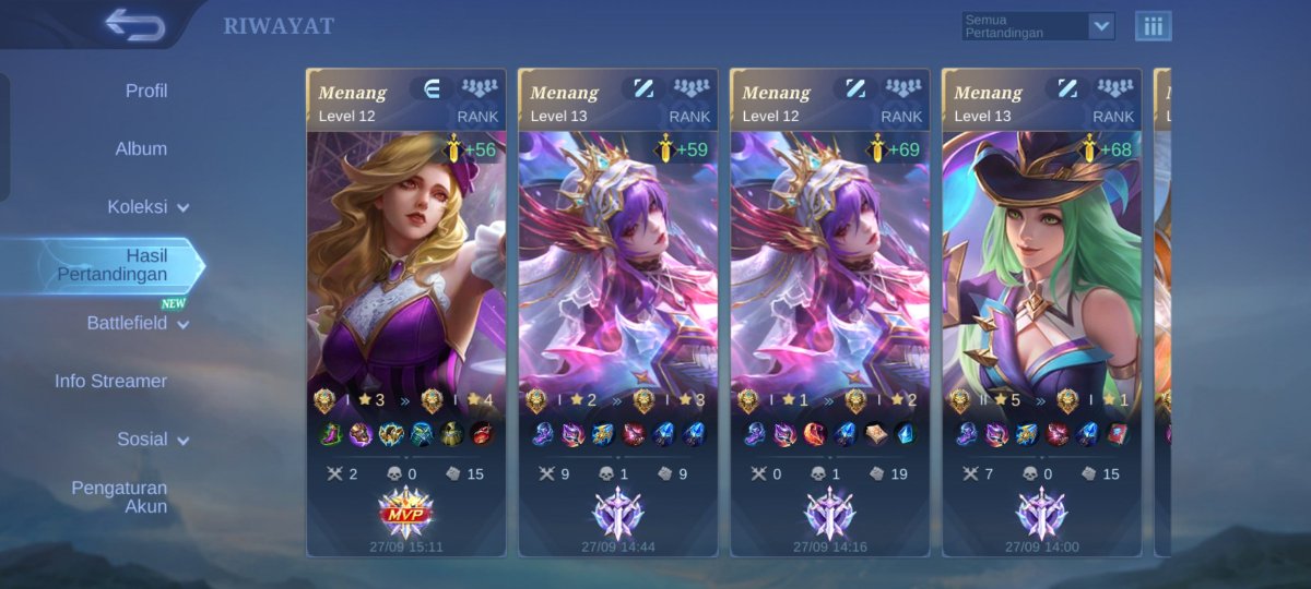 willzstoreml's tweet photo. 29-09-2026 
Testimoni Joki Akun Legend 10 ⭐ 
Legend 3 ⭐ 4 Ke Legend 1 ⭐ 4
Req : Mid

Yang mau Joki ML / Joki Akun Bisa Langsung WA ya :
Epic 4K / ⭐
Legend 5K / ⭐
Mythic 7,5K / ⭐ https://t.co/ZqxCibOGW2