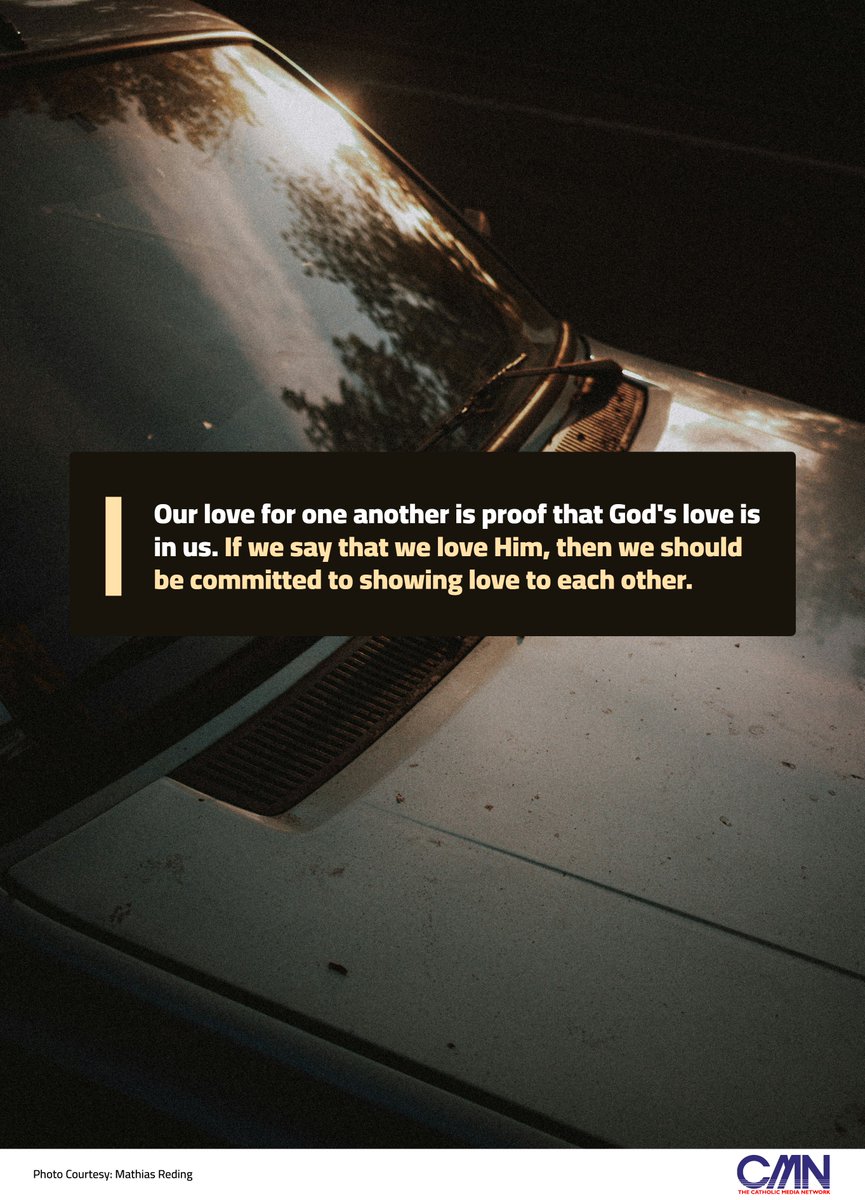 CMNCatholic's tweet photo. A little #reminder for you,
Our love for one another is proof that God's love is in us. If we say that we love Him, then we should be #committed to showing love to each other.
#BlessedFriday https://t.co/vS5iqmx10y