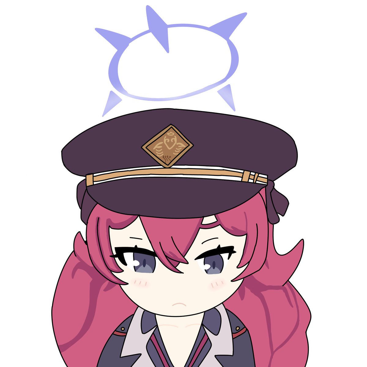 Shige2225's tweet photo. 初めて自分で描いた絵投稿する！
最近絵を練習し始めたので、アドバイス等お願いします！！

#ブルアカ
#イロハ https://t.co/llNrfJ1h81