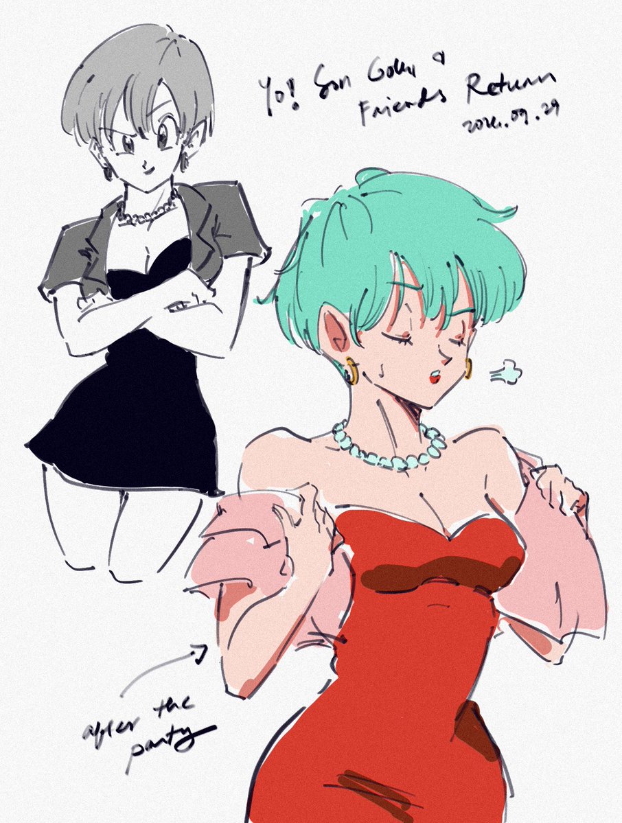 vodjaaam's tweet photo. bulma doodle https://t.co/nSvfUfMEIU