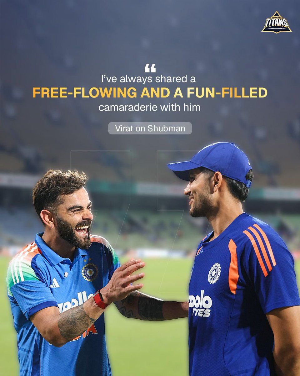 gujarat_titans's tweet photo. Bhaichara hi kehde 💙 https://t.co/6kRnt43gN7