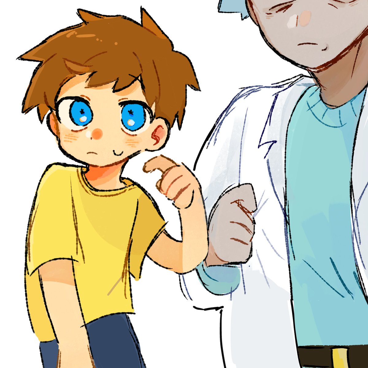 woooowoo42's tweet photo. Them in my style, second pic to see rick's face https://t.co/ACRHnR1ZcO