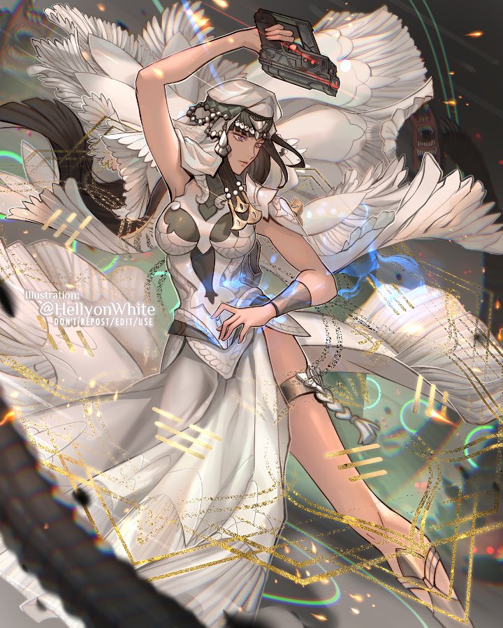 HellyonWhite's tweet photo. Queen of the erased ✨

Print commissioned by @DawnMBennettVA , voice of Anatolia in Fire Emblem Fortune's Weave! https://t.co/93MJnUdRah