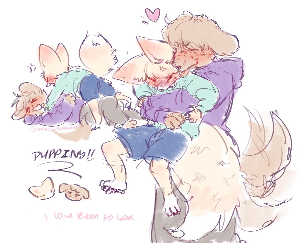 minccinomino's tweet photo. i know people might think i love dwaebit the most but theyre actually my favourite skzoo ship 🐶🦊 https://t.co/bICbj1UQ5V