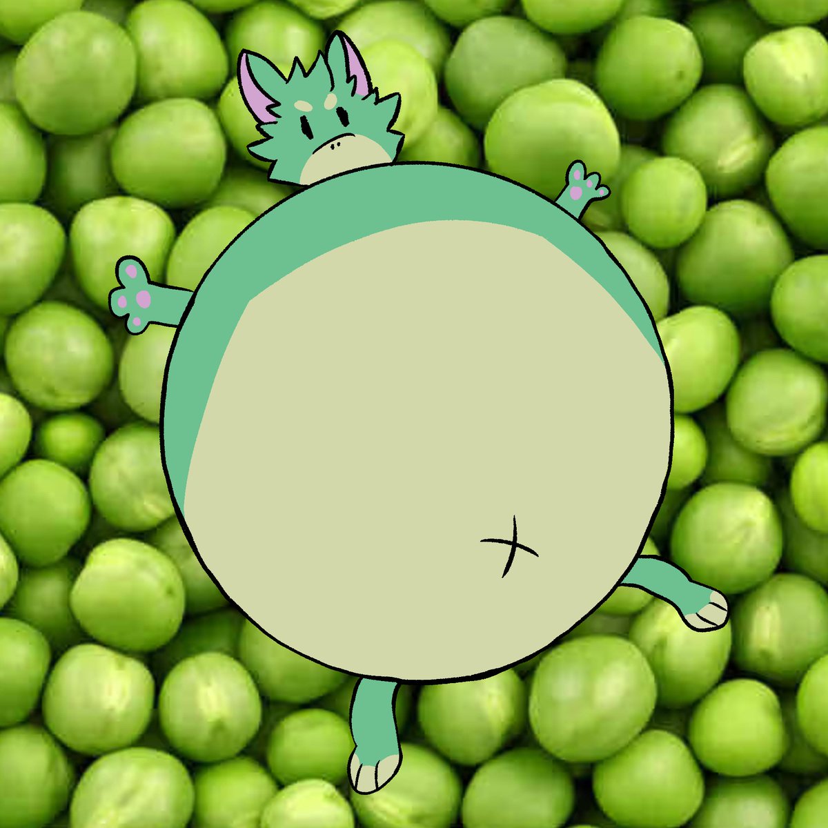 absyarzilla's tweet photo. pea-sized @LizzyDizzard https://t.co/XJmljGtbac