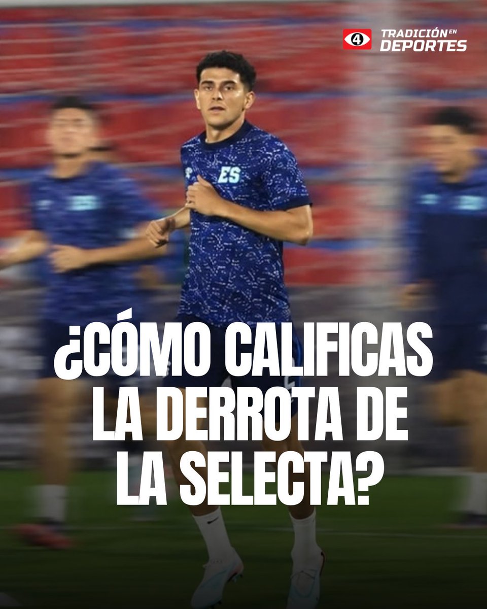 Canal4TCS's tweet photo. ¿Cómo calificas la derrota de la Selecta ante Guatemala? 🫣 https://t.co/7bhWOEnhne