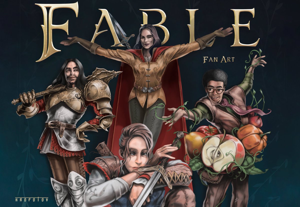kropotov_blog's tweet photo. The People of Albion , I need your support! I hope you’ll be active so that the developers can see my fan art based on Fable💕

*I attached last year’s sketch to the post.

@Fable
@WeArePlayground

#Fable #FableTheGame #PlaygroundGames #MattKing
#RichardAyoade #HayleyAtwell https://t.co/j1yQOqQCAM