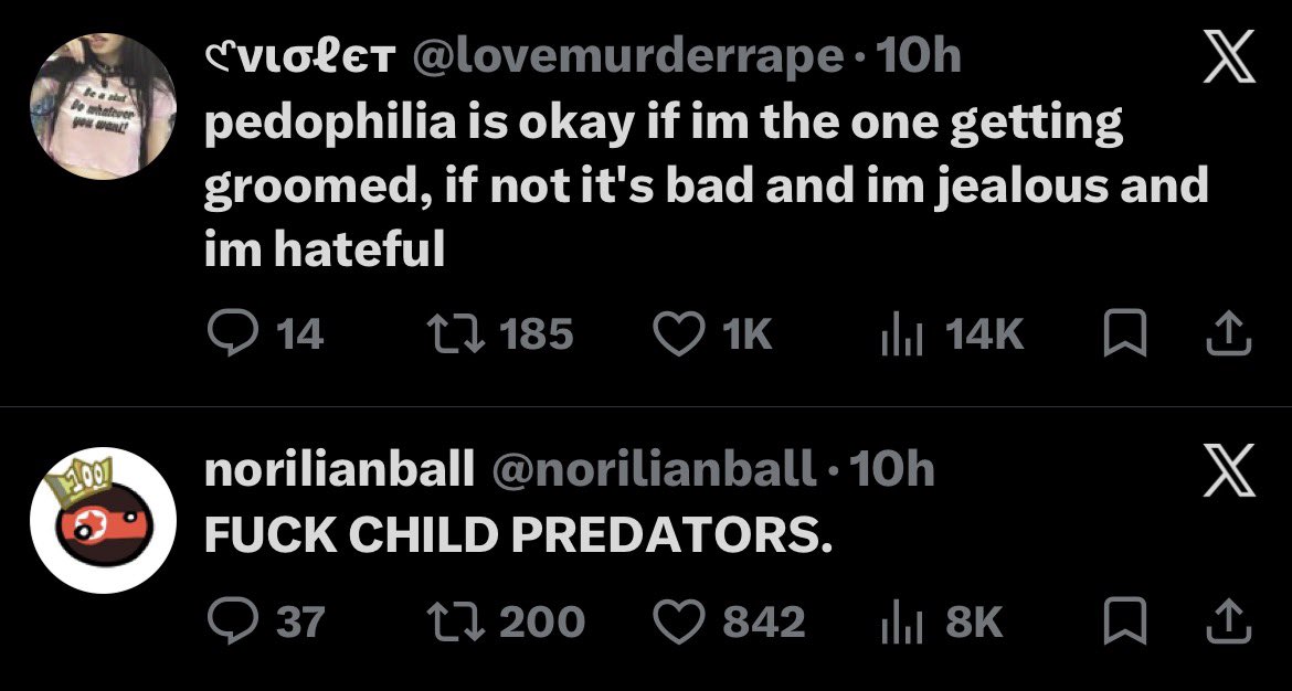zoetheplanet07's tweet photo. this feels like my inner self choosing between slutty selfish bitch or morally righteous good girl https://t.co/Y5CN4zbcuI
