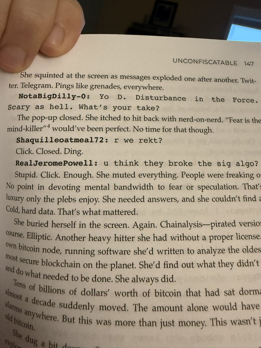 will_flex_for_0's tweet photo. @JoeCarlasare @crypt0e gotta love the call out here, great book so far https://t.co/RIuGnHKRiV