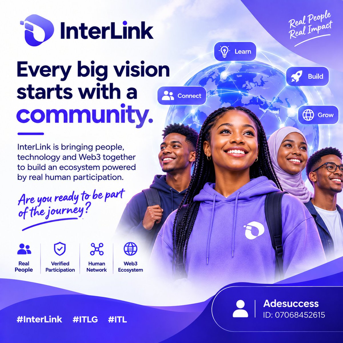 kingadesuccess's tweet photo. 💡 Growth becomes more meaningful when we grow together.

Interlink represents connection, collaboration, and the power of community

#Interlink  #ITLG   #ITL https://t.co/6kaCjb4BXR