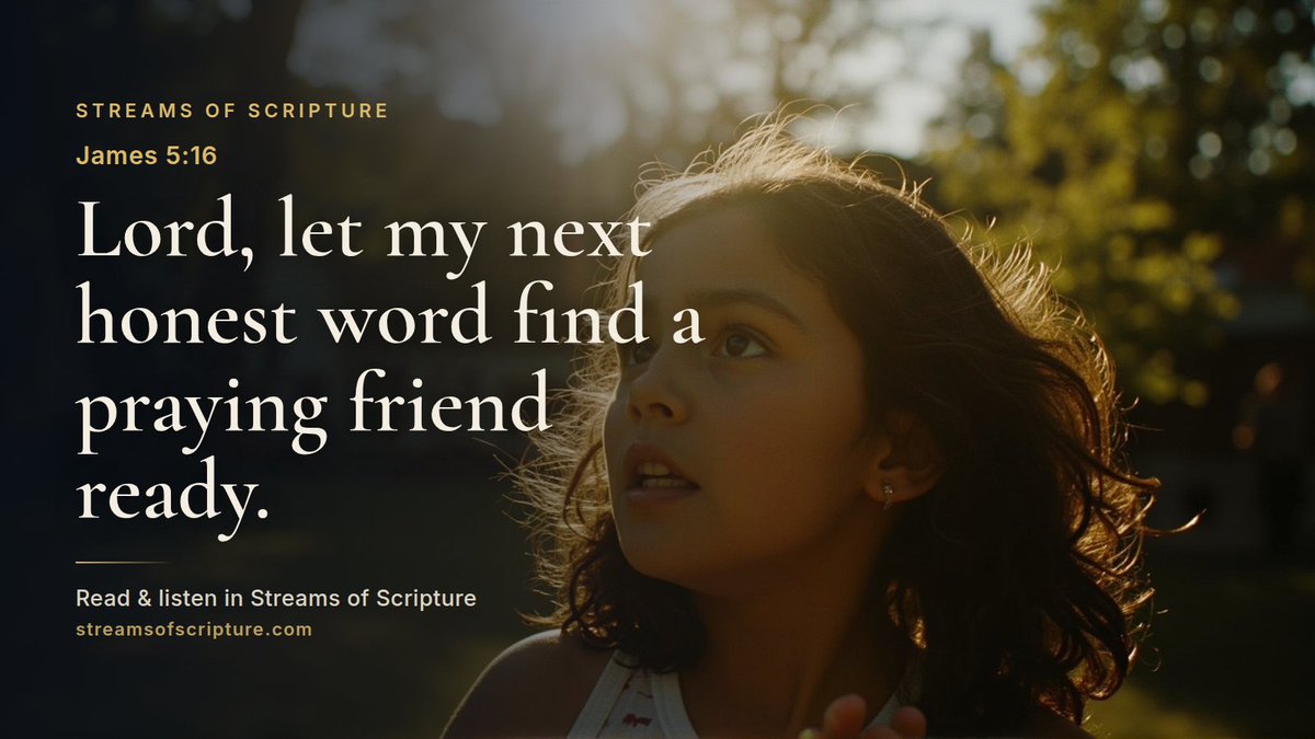 StreamScripture's tweet photo. What does it mean to confess your faults to one another? The verse calls believers to honest, specific acknowledgment of wrongdoing within the body of Christ, not vague apologies and not the Roman Catholic tradition of auricular…

Read &amp; listen link below ↓

#James5 #Confessing https://t.co/Yt0ymYBiOu