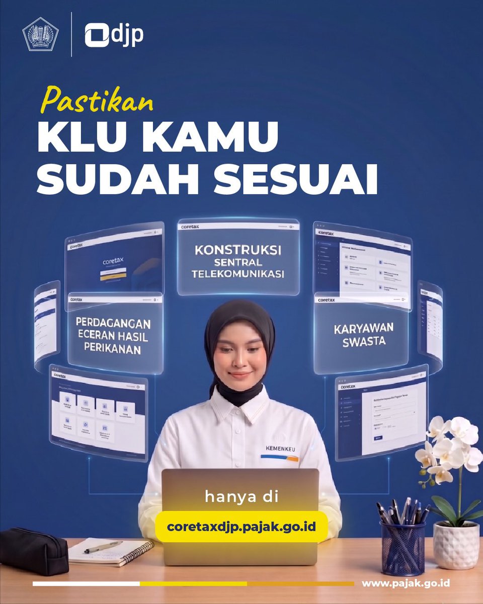 pajakdompu's tweet photo. Yuk Pastikan KLU Kamu!

Klasifikasi Lapangan Usaha (KLU) yang sesuai merupakan bagian dari pemutakhiran data administrasi perpajakan agar mencerminkan kegiatan usaha atau pekerjaan yang sebenarnya. Dengan data yang akurat dan selaras, hak serta kewajiban perpajakan dapat dipenuhi https://t.co/fnVvPzwbAJ
