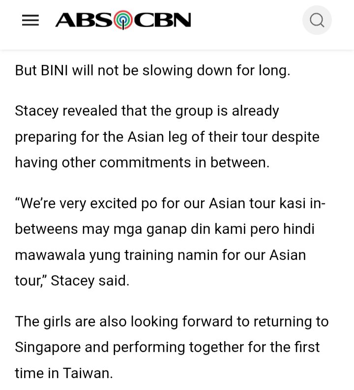 aomsdbr's tweet photo. Jhoanna reveals new local and int’l projects have been added to #BINI’s schedule.

Preparations are underway for the Asian leg of the Signals World Tour, including a return to Singapore and their first full-group show in Taiwan. Calendar remains fully booked through year-end. https://t.co/H3s3ytZV3D