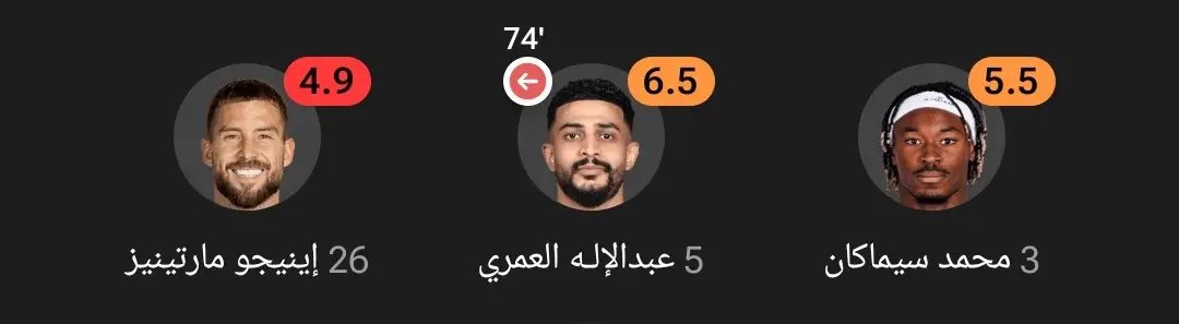 sth72093's tweet photo. @MesferLFC @Ali_hilale ديميرال بعد المباراه وصل تقيمه 5:8 بس انت شوف ذولا السبايك https://t.co/riAldoOqx2