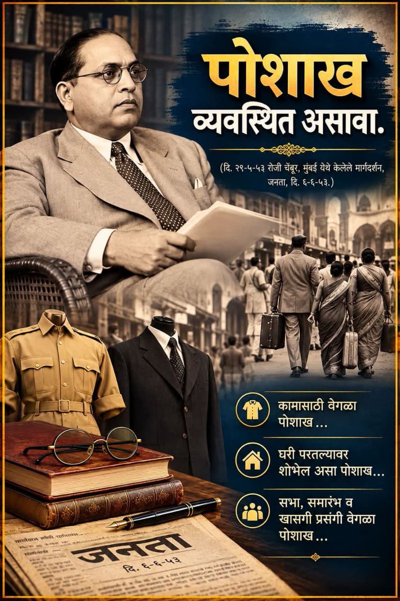 NetragaonkarV's tweet photo. आपल्या मुक्तिदात्याला आपल्या बाबासाहेबांना आपल्याविषयी कितीतरी तळमळ होती..❤️🙏🏻 विश्वरत्न डॉ बाबासाहेब आंबेडकर यांना अभिप्रेत असणारा  शिक्षणातून होणारा आमूलाग्र बदल आपला समाज आपला तरुण,विद्यार्थी आपली मुलगी आपले लोक कात टाकून झपाट्याने स्वतःमध्ये बदल घडवून आणत आहेत..❤️🙏🏻 https://t.co/f2qkwqHGIi