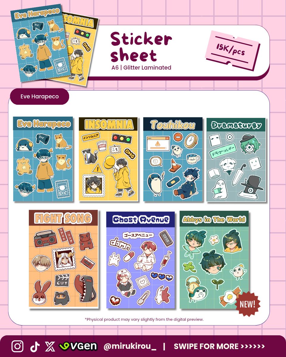 mirukirou_'s tweet photo. [💙 &amp; Reshare are highly appreciated]
📤PRE-ORDER 28 September- 10 November 2026
🎁 Eve Harapeco, After The Rain, Ado, Natori, Sou, SMUS

✅Pick up order 
✅Mail oder 
🔗https://t.co/g3sneVQhdX
📍Booth: H-44AB

#Comifuro23 #comifuro #CF23 #comifurocatalogue https://t.co/bBAtdkuMGl