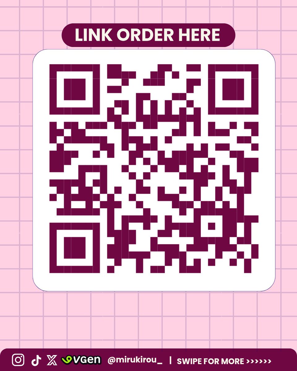 mirukirou_'s tweet photo. Scan this qr to order https://t.co/zV9tIXsqbs