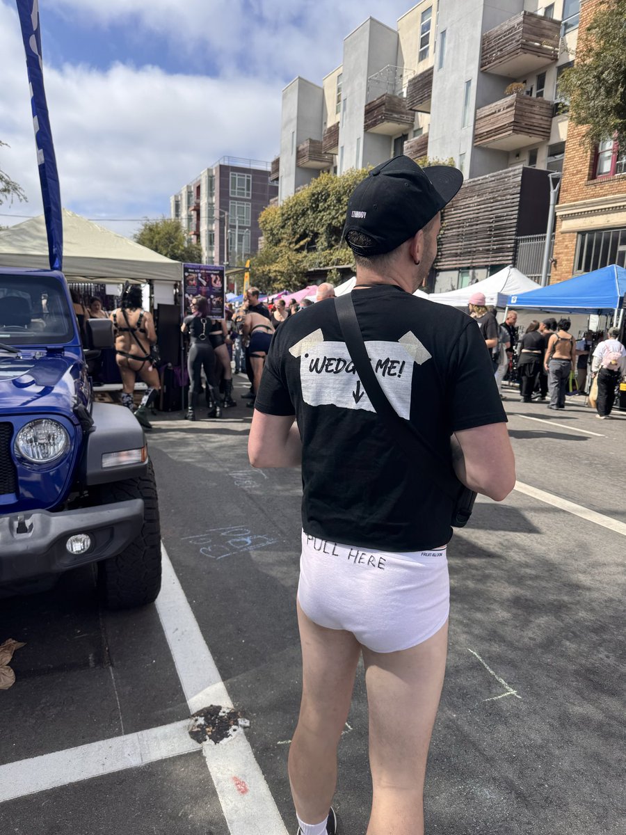 denverwedgies's tweet photo. Had a great time at Folsom this year. #tightywhitieswedgie #hangingwedgie #publicwedgie #folsomwedgie https://t.co/ri2QEmYNno