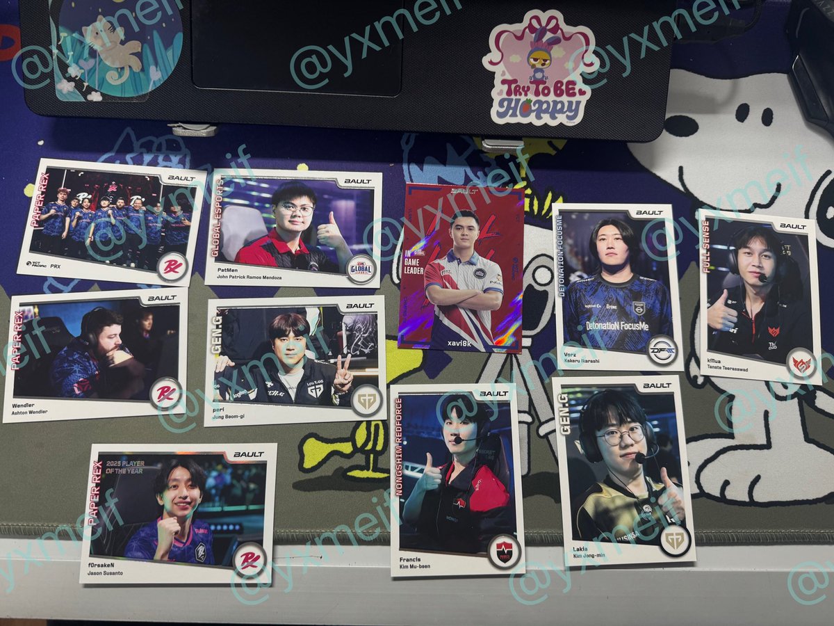 yxmeif's tweet photo. 🚨WTT /WTS

แลก/ขายการ์ด VCT bault 

เรา : ในรูป
คุณ : FS/PRX/T1

หรือสนใจใบไหนเสนอราคา-ขอดูเพิ่มเติม DM ได้เลยค่า🩵

#แลกการ์ดvctpacific #ตลาดนัดvalorant https://t.co/HH7ZY4LPnA