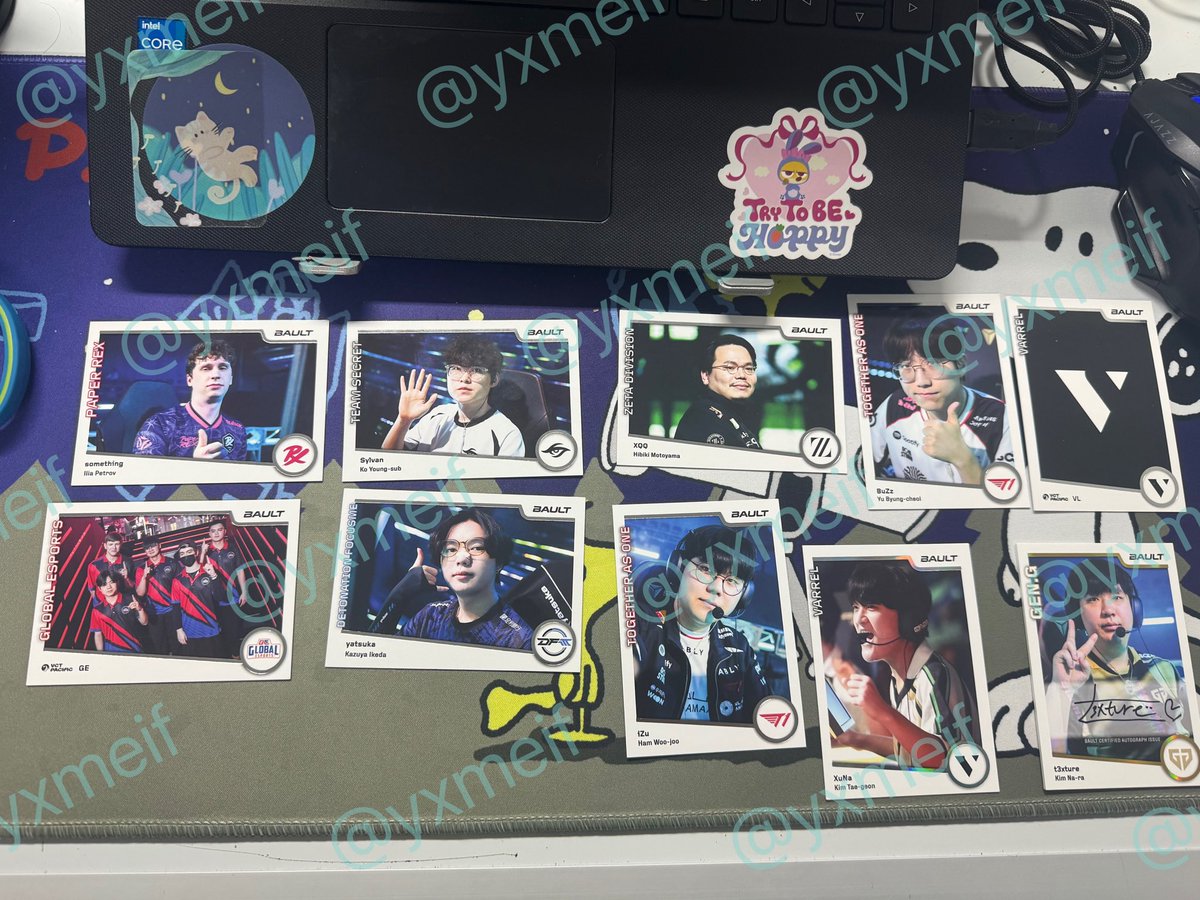 yxmeif's tweet photo. 🚨WTT /WTS

แลก/ขายการ์ด VCT bault 

เรา : ในรูป
คุณ : FS/PRX/T1

หรือสนใจใบไหนเสนอราคา-ขอดูเพิ่มเติม DM ได้เลยค่า🩵

#แลกการ์ดvctpacific #ตลาดนัดvalorant https://t.co/HH7ZY4LPnA