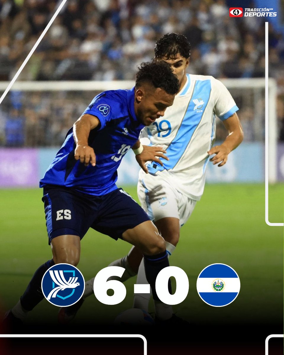 climasv's tweet photo. GUATEMALA GOLEA A EL SALVADOR   🇬🇹6⃣ - 0⃣🇸🇻

En un resultado desastroso, la afición cuestiona si el Bolillo Gómez debería seguir al frente de #LaSelecta ante la falta de resultados positivos ante selecciones con procesos de verdad. https://t.co/nyNQ95FcdX