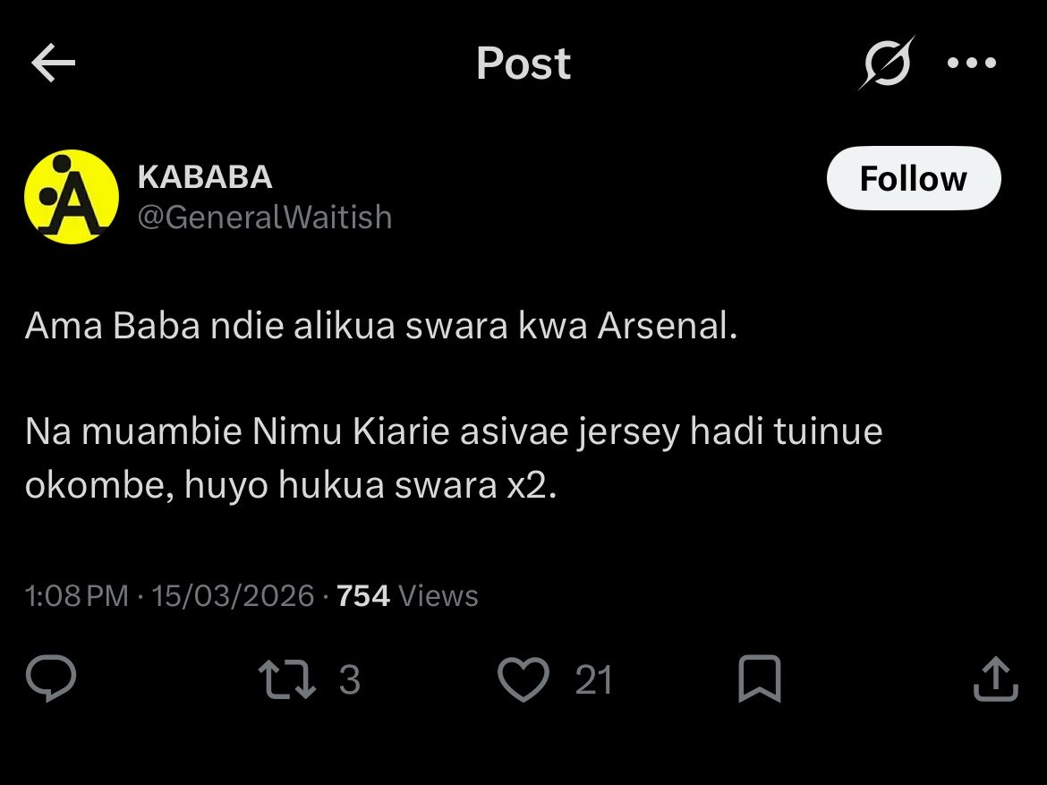 NimuKiarie's tweet photo. Once again, guys… ebu mguess who’s dead. 😭 Kijana mjinga sana… honestly, he really deserved to burn in hell. RIP https://t.co/pVfIs2vcLq