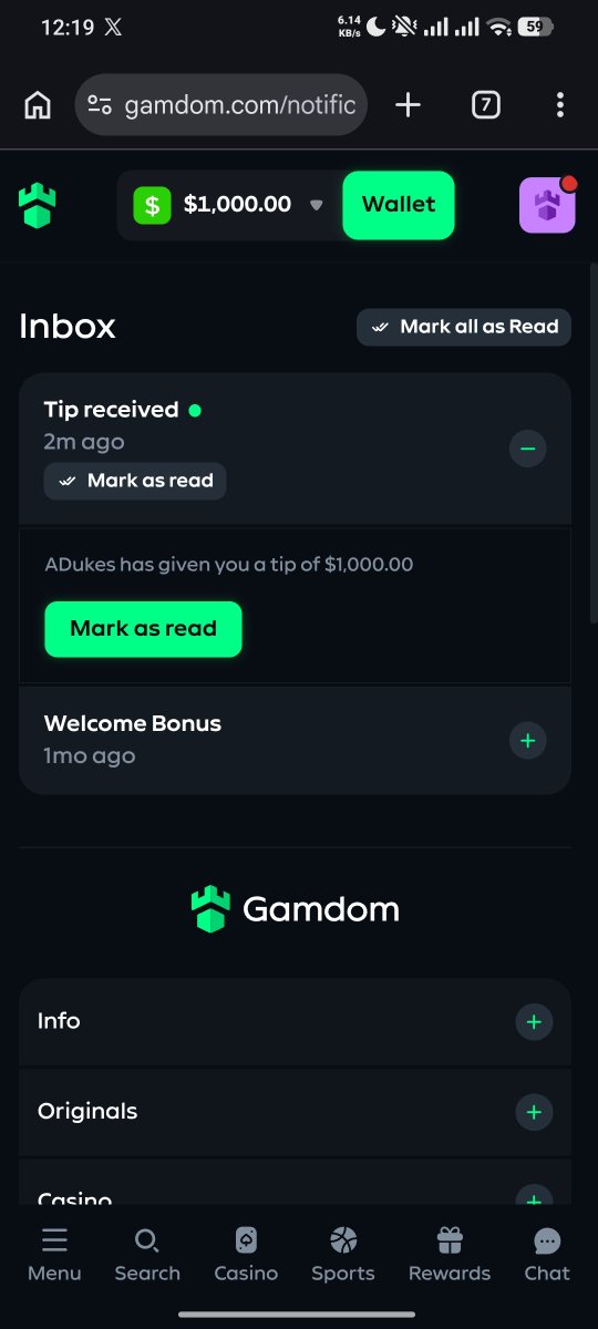 psychopomp41's tweet photo. I'm actually shaking rn omfggg 😭
TY SO MUCH @kingadukes and @stevewilldoit @SirGamby 
Gamdom to #1 code Steve is the GOAT
giving out $40 ($10x4) . Really needed this cuz I was down so bad 😭
tune in the stream. He streams everyday!
https://t.co/hRAzbpS0Pr
like and retweet to join and drop proofs! 🫶