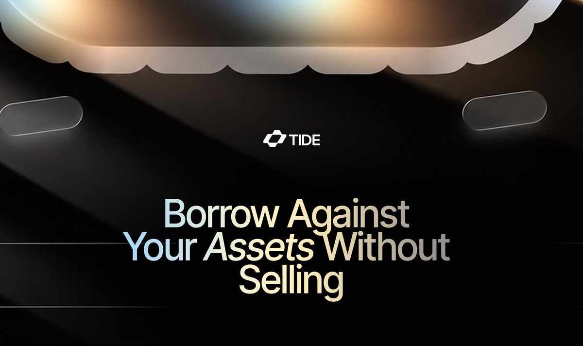 Tide_Finance's tweet photo. Need liquidity but don’t want to sell your position?

TIDE lets eligible tokenized assets and liquidity positions serve as collateral for USDG credit. 

Your position can remain exposed to its market while you access liquidity.

Of course, borrowing still comes with risk. What asset would you consider borrowing against?