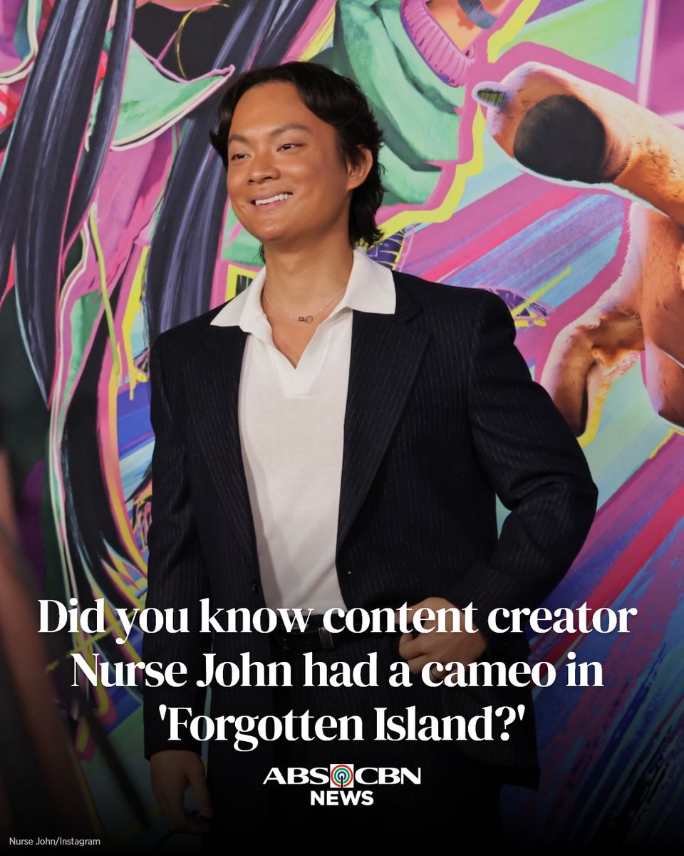 ABSCBNNews's tweet photo. Punong-puno ng Pinoy spirit ang DreamWorks Animation film na "Forgotten Island" dahil ang Filipino Canadian content creator na si "Nurse John," may cameo rin sa pelikula. https://t.co/4tS7OXvY8r