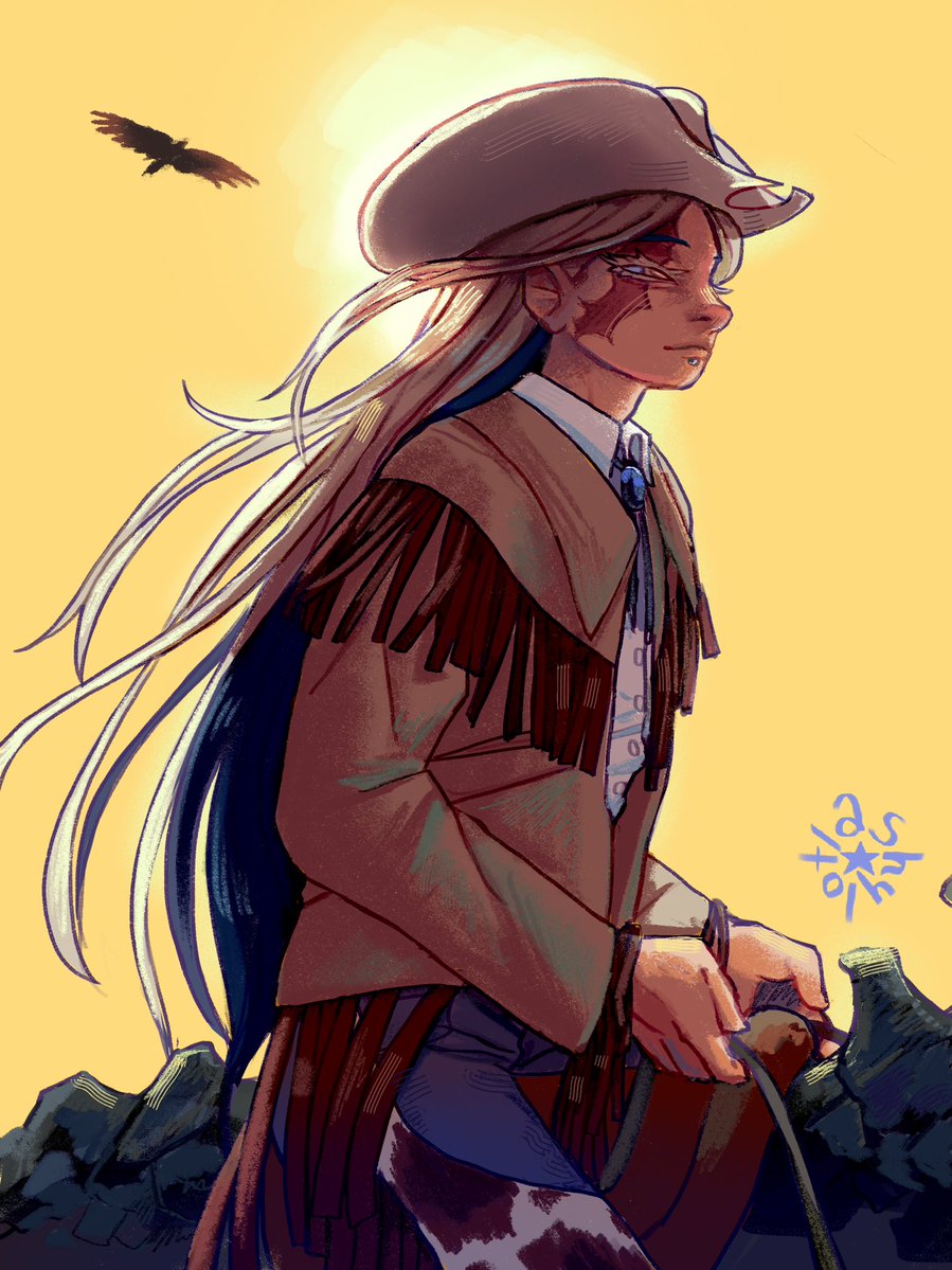 ashylotl's tweet photo. Cowboy Tams yet again #gachiakuta #gachiart #gachitwt #tamsycaines #gachiakutafanart https://t.co/Eo2XtxUea5