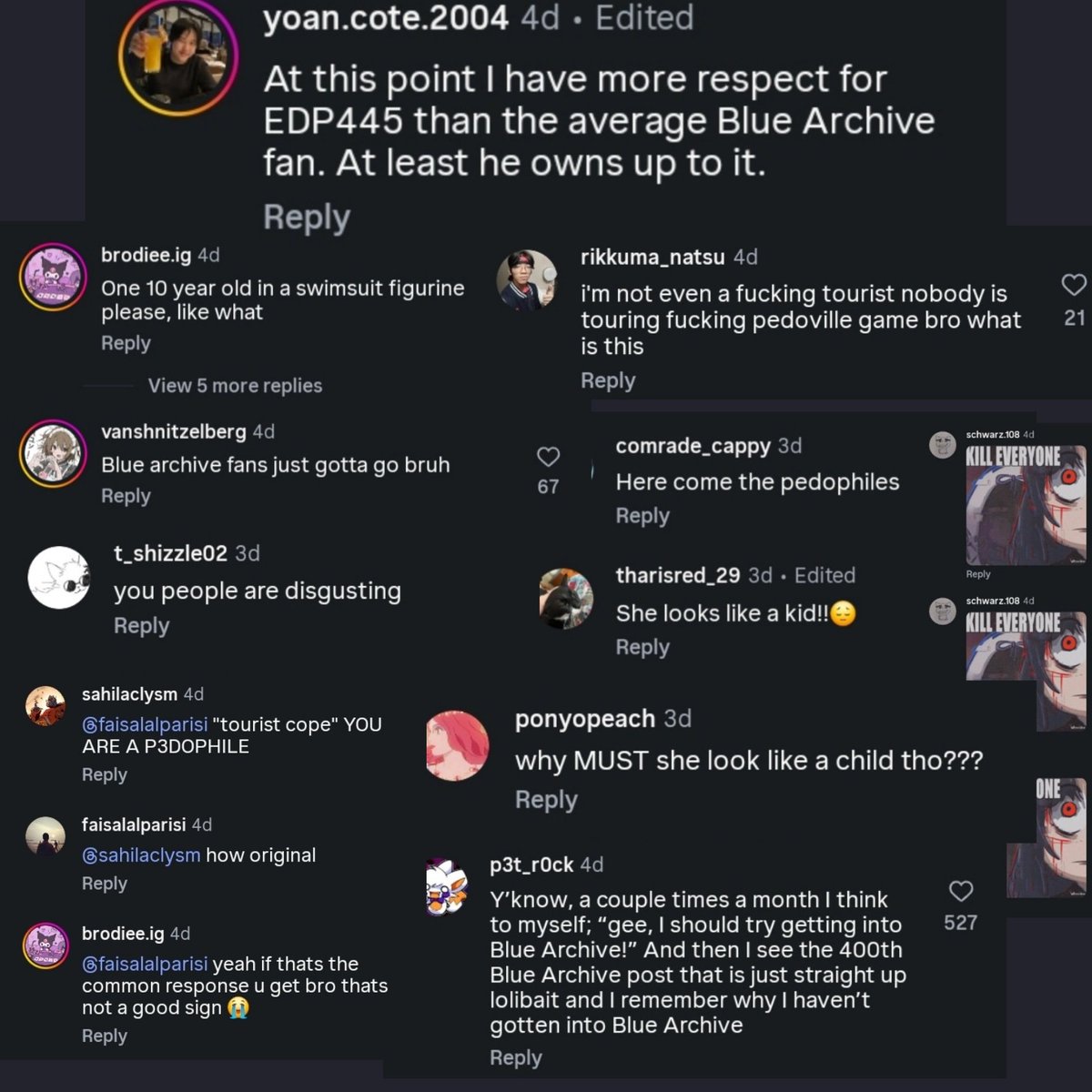 chinolover46's tweet photo. goodsmile posted the seia swimsuit figure on instagram and the comments are a warzone LMAO https://t.co/WgaAar1PTr