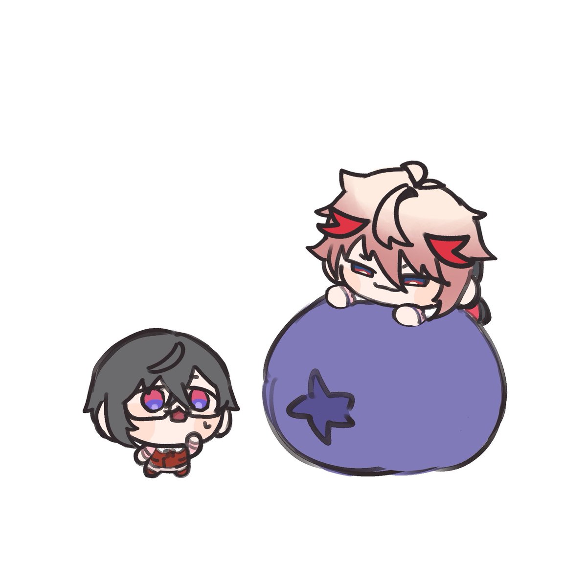 mekabu5137's tweet photo. 結構前に描いたやつ
srもkntも来ないかな… https://t.co/xVlRXA6R3r