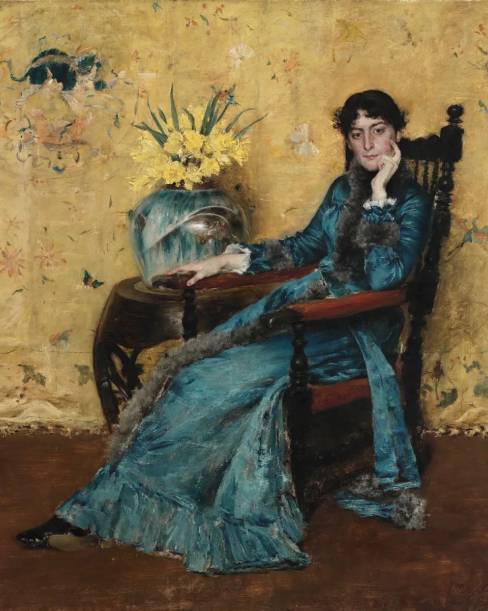 trymuseum's tweet photo. "Portrait of Dora Wheeler"
William Merritt Chase
1882–83 https://t.co/HkACiRvY02