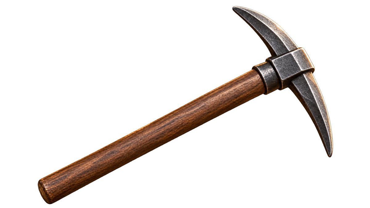 MineCatStonk's tweet photo. New mining day is starting, preparing the pickaxe. https://t.co/OXWxuh2Grv