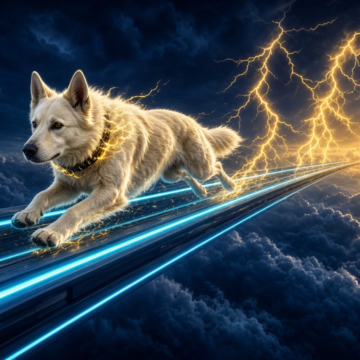 BoltboyAlpha's tweet photo. Rails hum. Sky answers.
He's already past the clouds.

@StarBoltSprint ⚡ https://t.co/mOEkW58HjP