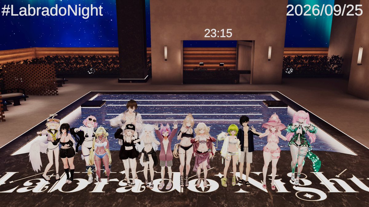 ugokumenP's tweet photo. #LabradoNight 

今回のお客様はみとぅさん！
水着回間に合ってよかったね✨

水着回は、カクテル作り、スイカ割り、ASMRアイテムなどがプラスされ、お楽しみ要素盛り沢山となっていたのですが、書き置きタイムまでの全てを全力で一緒に取り組んでくれて、私も楽しい時間を過ごせました！ありがとう！ https://t.co/zF6KFGKkv6