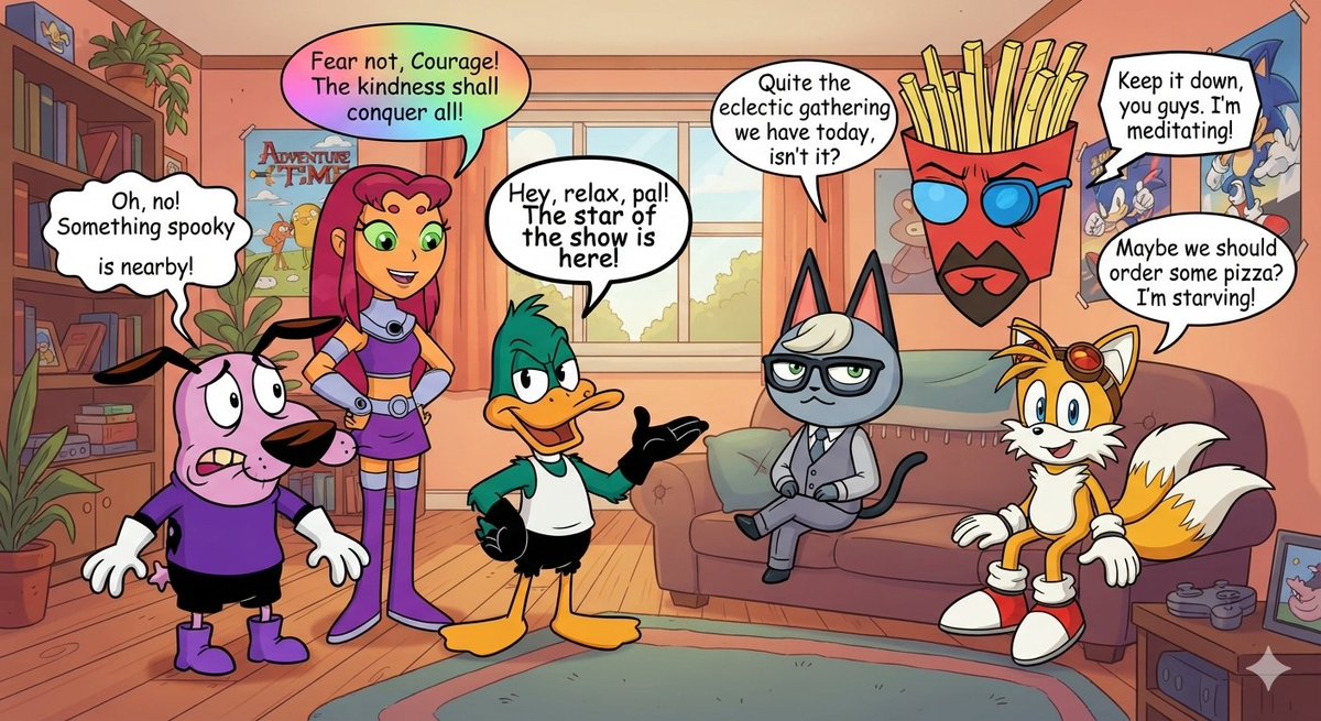 TommyHo46439136's tweet photo. #CartoonNetwork #AdultSwim #DC #NintendoSwitch #AnimalCrossing #ACNH
#TinyToonsAdventure #CourageTheCowardlyDog #TeenTitans #SonicX #SonicTheHedgehog #AquaTeenHungerForce #ATHF #PluckyDuck #Frylock #Raymond #Tails #MilesTailsPrower #CourageTheDog #Courage #Koriandr #Starfire https://t.co/Zks4pnAEDu